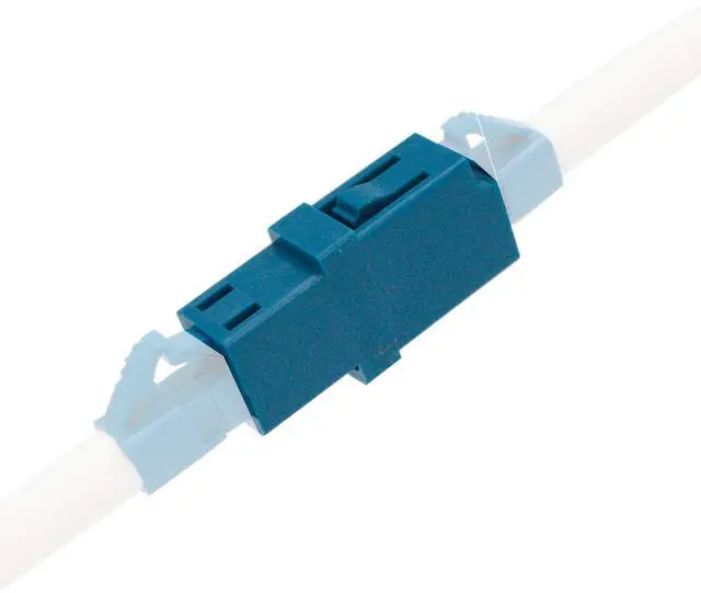 Main image of LC Fiber Coupler 10 Pack - Single Mode LC Coupler Set - Every LCUPC Fiber Connector is pre Cleaned & Extends LCUPC Optical Cables - Single Mode Simplex or Duplex Compatible