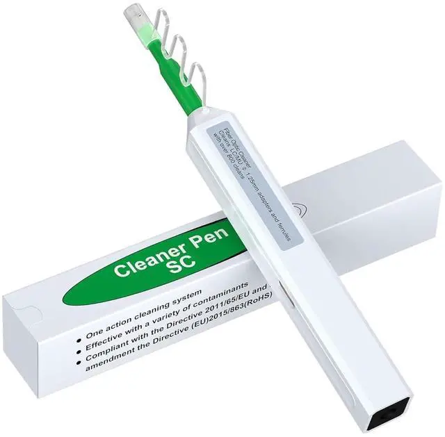 Main image of Fiber Optic Connector Cleaning Pen,Fiber Optic Cleaner Pen for 2.5mm Ferrules SC,FC,ST,SC/APC and FC/APC,800+ Clean Times