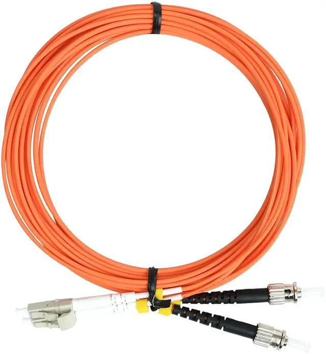 Main image of 1M LC to ST Fiber Optic Patch Cable Multimode OM1 Duplex 62.5/125µm Optical Patch Cord 1G/10G Fiber Optic Cable LC-ST 1 Meter (3.2ft)