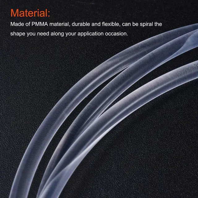Alt view image 3 of 5 - PMMA Side Glow Fiber Optic Cable 2mm 3.0M for LED Light Guide in Home, Hotel