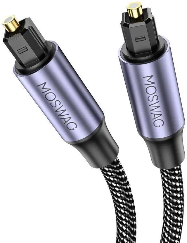 Main image of Toslink Optical Audio Cable, S/PDIF Fiber Optic Cord 3.28FT/1M