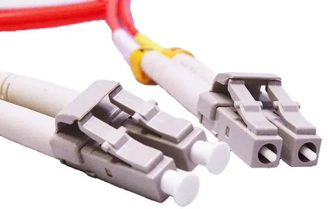 Alt view image 3 of 5 - 1 Meter Multimode Duplex Fiber Optic Cable (62.5/125) - LC to LC - Orange