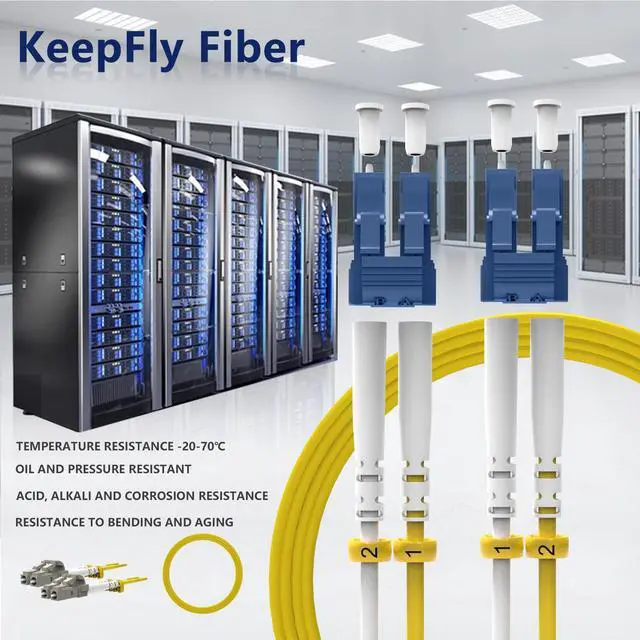 Alt view image 6 of 7 - LC to LC Fiber Patch Cable, 50ft/15m