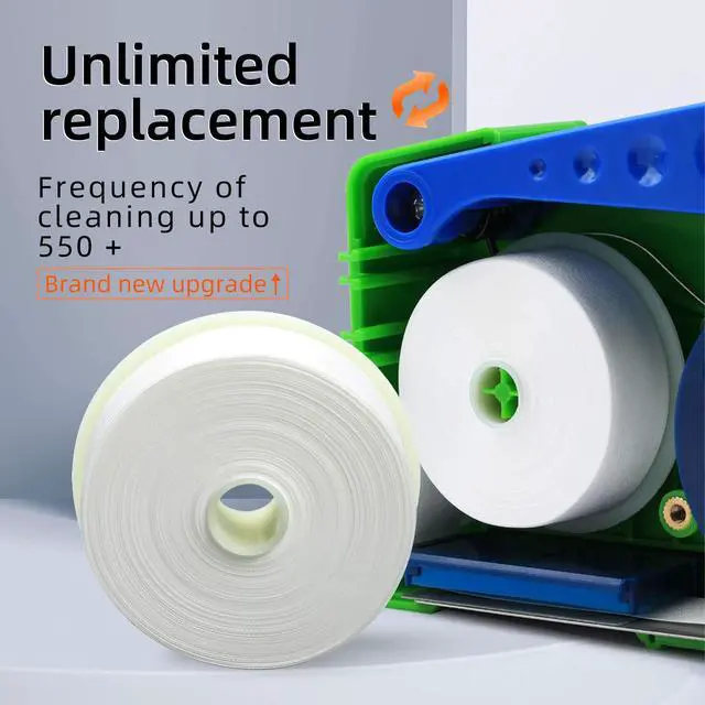 Alt view image 2 of 7 - Optical Fiber Connector Cleaner Cassette Reel Cleanings 500+ Times for FC/SC/ST/LC/MU/D4 Connector