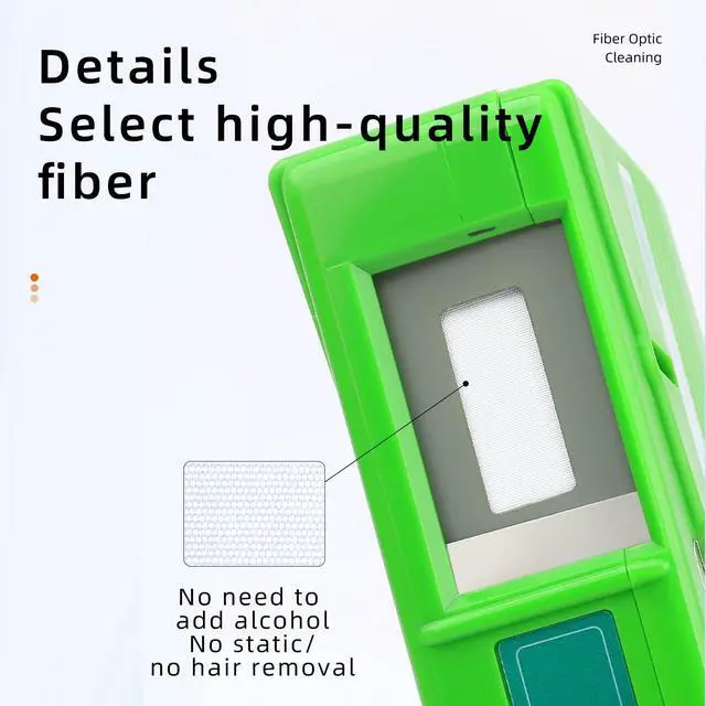 Alt view image 5 of 7 - Optical Fiber Connector Cleaner Cassette Reel Cleanings 500+ Times for FC/SC/ST/LC/MU/D4 Connector
