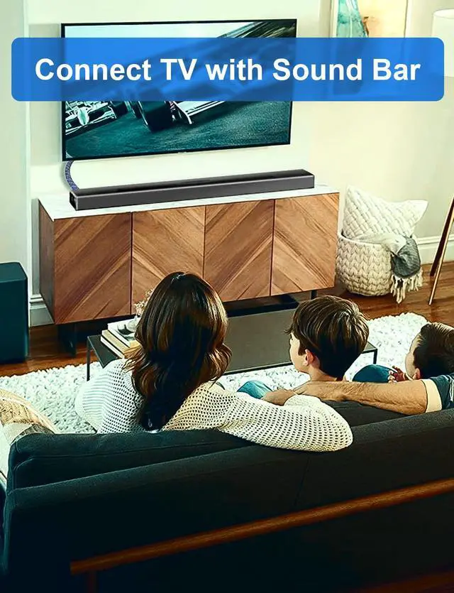 Alt view image 2 of 7 - 90 Degree Optical Cable 360 Degree Free-Rotating Fiber Optic Cable Toslink Male to Male Cable for Home Theater, Soundbar, Gaming Console, Speaker(5FT/1.5M)