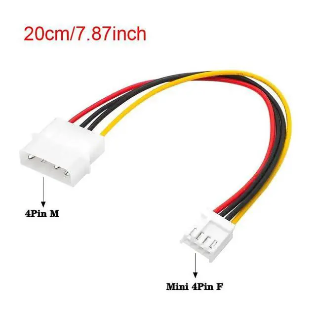 Alt view image 2 of 7 - 4 Pack Molex to Floppy Adapter 4 Pin IDE to 4P FDD Hard Drive Power Supply Cable Connector Convertor Extension Cord Wire for Old Computer Desktop PC Internal Device Component DIY