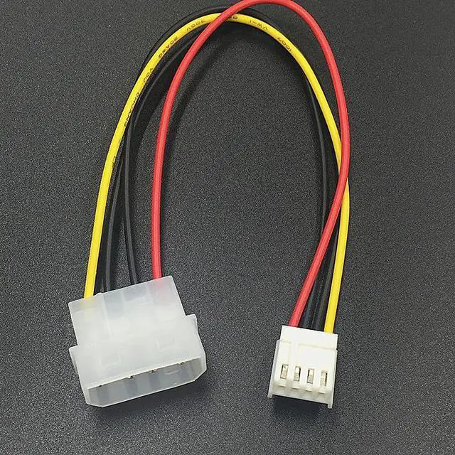 Alt view image 6 of 7 - 4 Pack Molex to Floppy Adapter 4 Pin IDE to 4P FDD Hard Drive Power Supply Cable Connector Convertor Extension Cord Wire for Old Computer Desktop PC Internal Device Component DIY