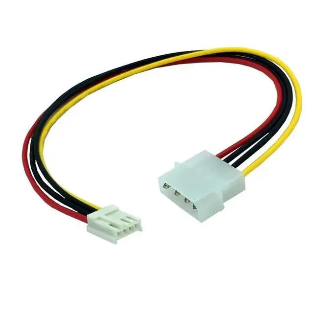 Alt view image 7 of 7 - 4 Pack Molex to Floppy Adapter 4 Pin IDE to 4P FDD Hard Drive Power Supply Cable Connector Convertor Extension Cord Wire for Old Computer Desktop PC Internal Device Component DIY
