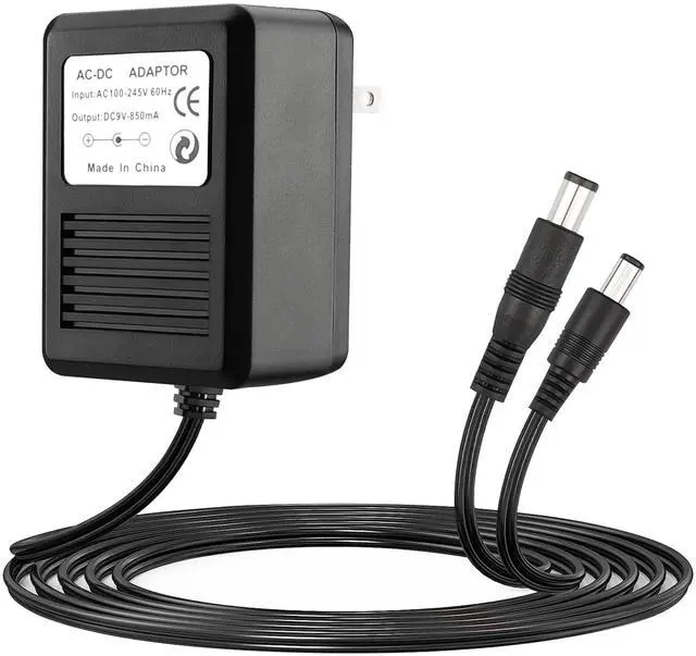 Main image of for SNES Power Supply, NES Power Cord Compatible with Super Nintendo/SNES/NES/Sega Genesis mk1 / Genesis 2 / Atari Jaguar