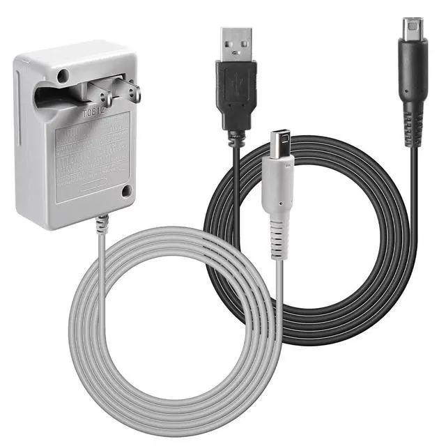 Alt view image 6 of 7 - Power Adapter & USB Charger Cable & Case Kit for New 3DS XL LL - OEM Original Replacement Power Supply Home Travel Portable Charging Accessories Compatible with New 3DS XL, New 3DS, 2DS XL, DSi