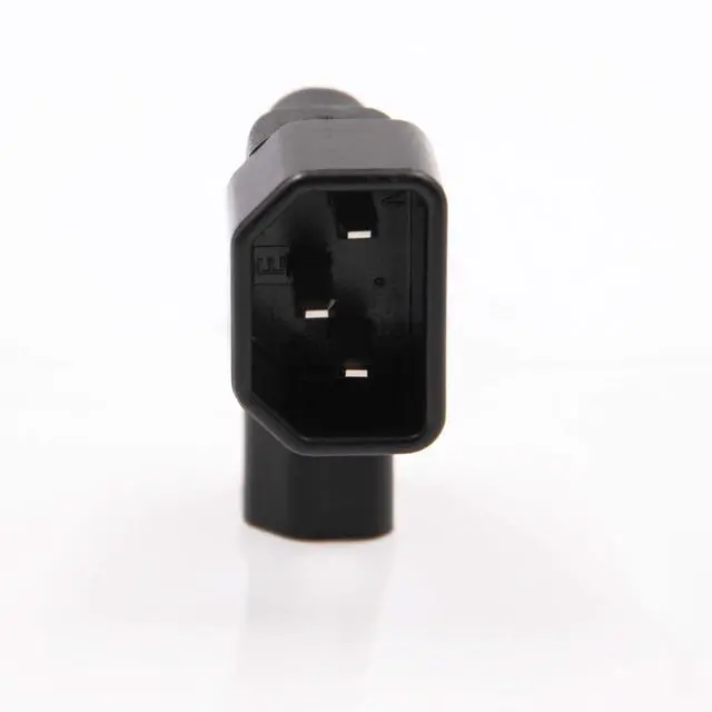 Alt view image 6 of 7 - 2-Pack Left Angle IEC C14 to C13 Power Adapter PDU Plug for LCD wall Mount TV