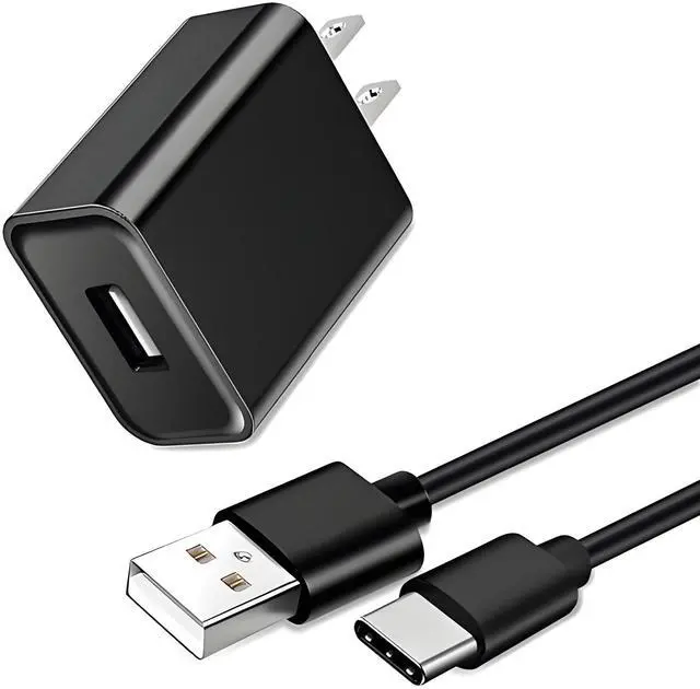 Main image of 5V 2A USB-C Charger Cable Compatible with Kyocera DuraForce Pro 2 E6910/ E6920, Duraxv Extreme E4810, USB Wall Charger Power Adapter for Kyocera P Sanders, 5ft USB Type-C Cable