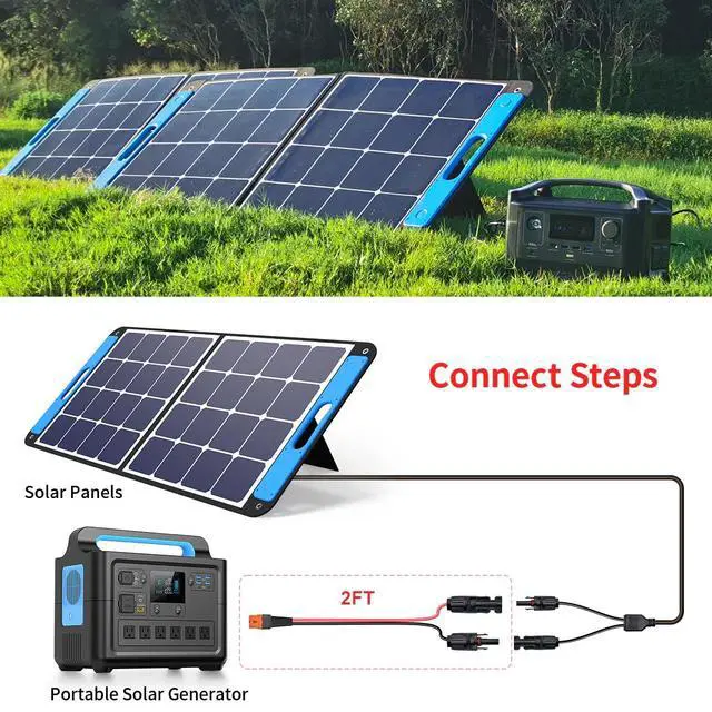 Alt view image 6 of 7 - 10AWG 2FT Solar to XT60i Cable 2 10 25 35 50 75 100FT Solar Connector to XT60i Adapter Cable for Portable Power Station (2FT)