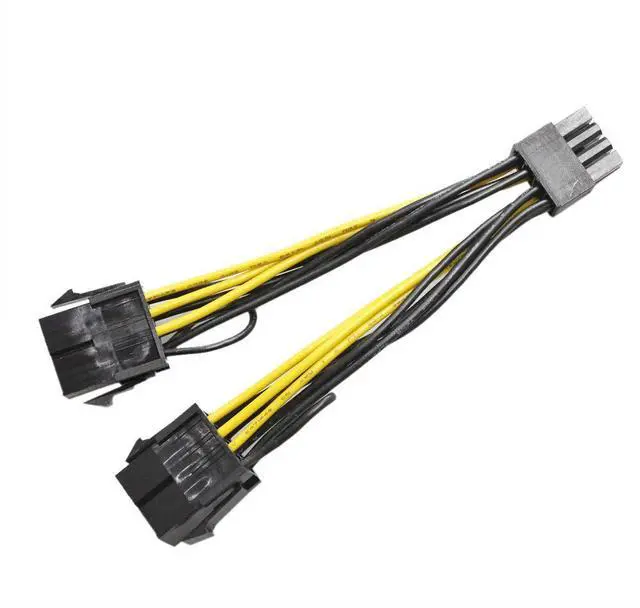 Main image of 8 pin GPU Female to PCI-E 8 pin Male Graphics Card Power Extension Cable (GPU to GPU) Adapter for NVIDIA Tesla K80 M60 M40 P100 030-0571-000 (4-inch; 10cm)