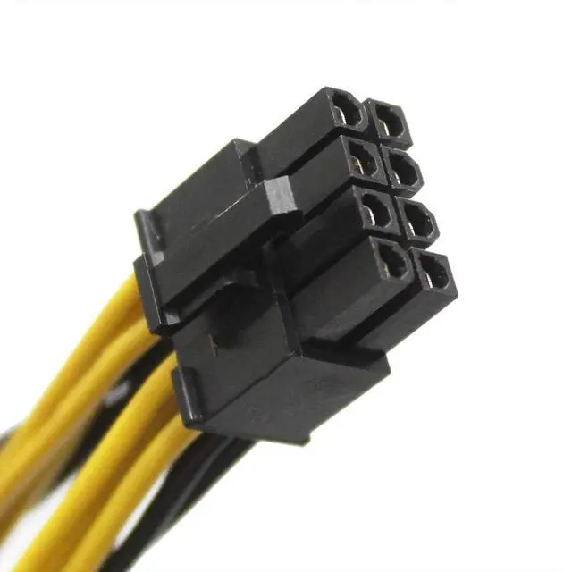 Alt view image 4 of 5 - 8 pin GPU Female to PCI-E 8 pin Male Graphics Card Power Extension Cable (GPU to GPU) Adapter for NVIDIA Tesla K80 M60 M40 P100 030-0571-000 (4-inch; 10cm)