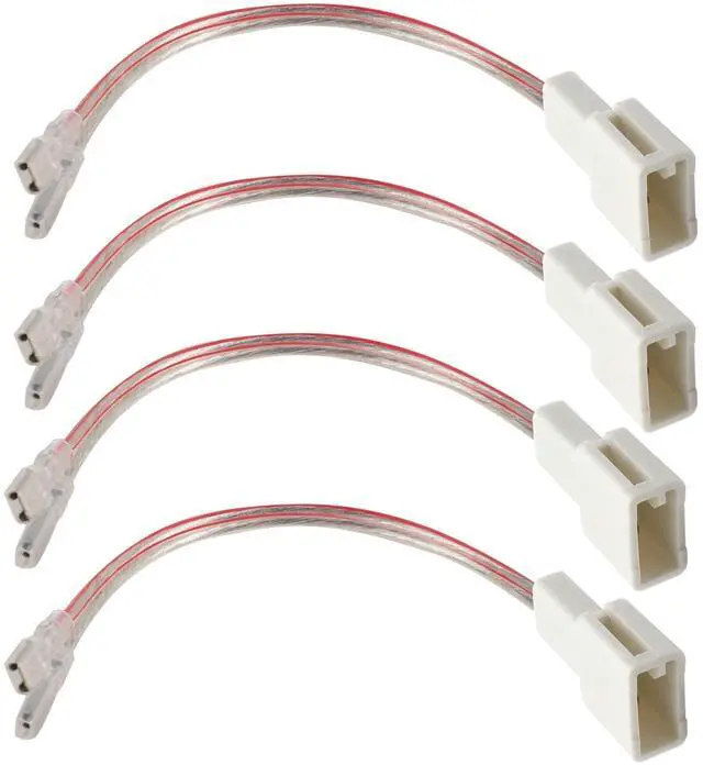 Main image of Car Speaker Wiring Harness Adapters for Toyota 2000-2015 4Runner Camry Tundra FJ Cruiser, Subaru WRX STI 2012-2019 Aftermarket Front Rear Door Speaker Connector 4 PCS
