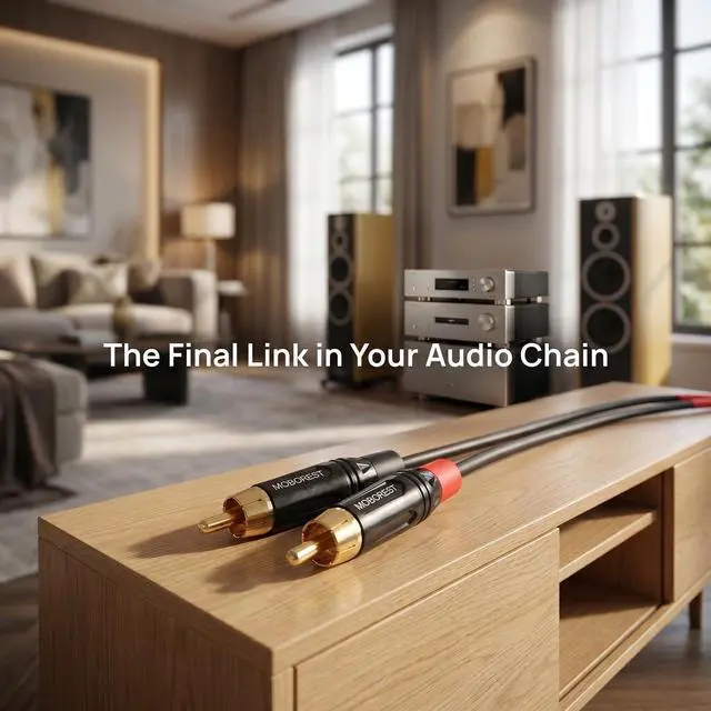 Alt view image 6 of 7 - RCA to Speaker Wire Adapter, Male to Female Adapter Audio Phono Gold Plated Solder Speaker Plugs Jack Cable Connector Adapter(Female*2P+Male*2P)