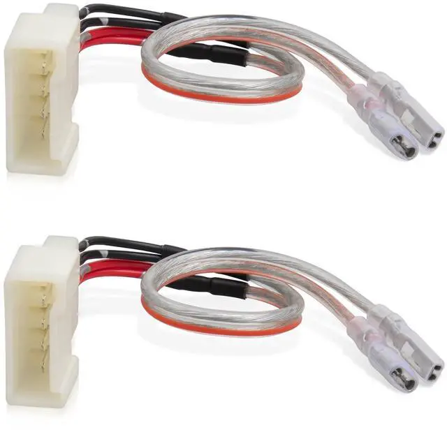 Main image of Dash Speaker Harness Connector fit for 2012-2020 Toyota Corolla/Camry/RAV4/Sienna/Highlander, Subaru 2012-2021/Lexus 2001-2014 Front Tweeter Plug Wire Adapter