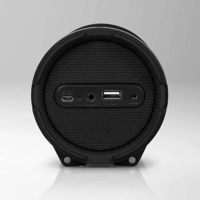 Alt view image 2 of 7 - Surround Portable Boombox Wireless Home Speaker Stereo System, Built-in Rechargeable Battery, MP3/USB/FM Radio with Auto-Tuning, Aux Input Jack for External Audio. (PBMSPG6) Black