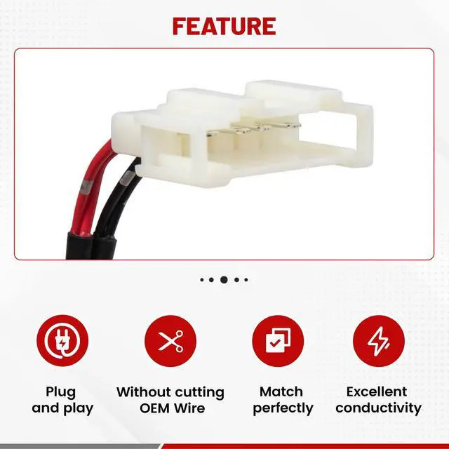 Alt view image 4 of 7 - Door Speaker Wiring Harness Adapter Select for VW Volkswagen 1999-2019 Golf/Beetle/Passat, 1999-2016 Jetta Aftermarket Car Door Speaker Wire Cable Plug 4 PCS