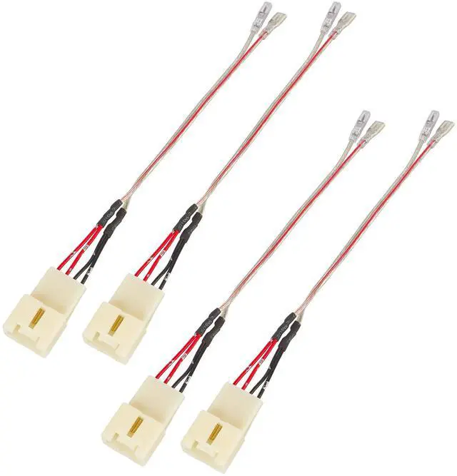 Main image of Front Rear Door Speaker Wiring Harness Adapter Connector Plug Replacement for Ford Focus Fusion Explorer Edge 2013-2021, Mazda 3 6 CX5 2011-2020 for Aftermarket Speaker Install