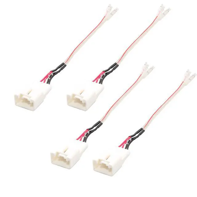 Alt view image 6 of 7 - Front Rear Door Speaker Wiring Harness Adapter Connector Plug Replacement for Ford Focus Fusion Explorer Edge 2013-2021, Mazda 3 6 CX5 2011-2020 for Aftermarket Speaker Install