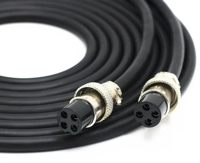 Main image of 4-Core Primary-Secondary Speaker Link Cable for Klipsch The Fives/Sevens/Nines & HiVi-Swans D200/D300 | Master-Slave Audio Extension Wire | Shielded Lossless Hi-Fi Cable (2m/3m/5m/8m/10m) (4.92ft)