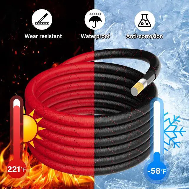 Alt view image 5 of 6 - 4 Gauge AWG Power Ground Wire Cable 10 Ft, True Spec Shielded Braided Welding Battery Cable Terminal for Automotive, Car Audio, Amp Wiring, Speaker Stereo, Solar, Marine, Generator-Red