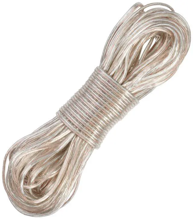 Main image of 80ft Speaker Wire Cable, 22 AWG Oxygen Free Copper (OFC) 60 Strands - Audio Cable for Home Theater, Surround Sound