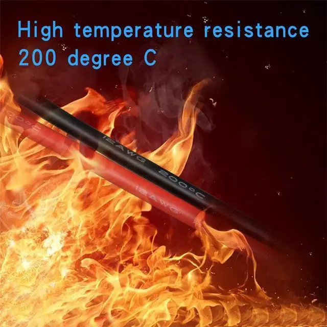 Alt view image 6 of 7 - 12 Gauge Silicone Wire 10 ft red and 10 ft Black Flexible 12 AWG Stranded Tinned Copper Wire