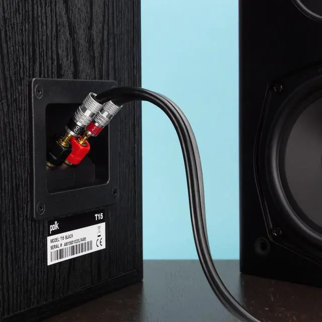 Alt view image 3 of 5 - Silverback 10 AWG Speaker Wire with Silverback Banana Plugs - 3 feet, CL3 Rated, Oxygen Free Copper, high Strand Count, Terminated