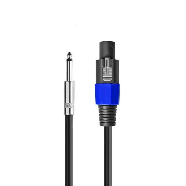 Alt view image 6 of 7 - 2Pack 6 ft Speakon to 1/4" Male Speaker Cables, Professional 12 Gauge AWG Wire Audio Amplifier Connection Cord, DJ/PA Speaker Cable Wire with Twist Lock.