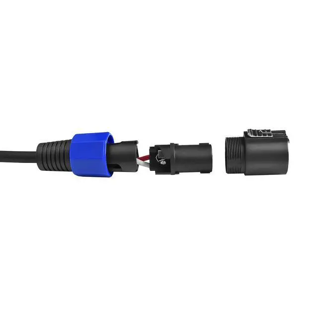 Alt view image 6 of 7 - 2Pcs 3 Feet Professional Speakon to 1/4 Speaker Cable, Pair 3 ft 12 Gauge Speakon to 1/4 Male Inch Audio Amplifier Connection Heavy Duty Cord Wire with Twist Lock