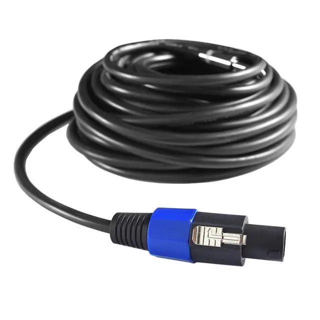 Alt view image 5 of 7 - 2Pcs 3 Feet Professional Speakon to 1/4 Speaker Cable, Pair 3 ft 12 Gauge Speakon to 1/4 Male Inch Audio Amplifier Connection Heavy Duty Cord Wire with Twist Lock