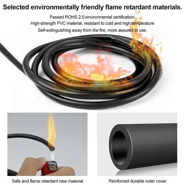 Alt view image 6 of 7 - 18 Gauge 4 Conductor Wire, 10FT 18/4 Tinned Copper 4 Wire Cable, Stranded Electrical Wires for Speaker,Automotive,Thermostat,Trailer,Irrigation,Sprinkler Etc