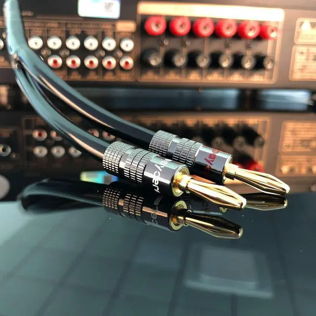 Alt view image 4 of 7 - Banana Plugs for Speaker Wire - 24K Gold Plated Banana Adapter Connector(6 Pairs/12 pcs)