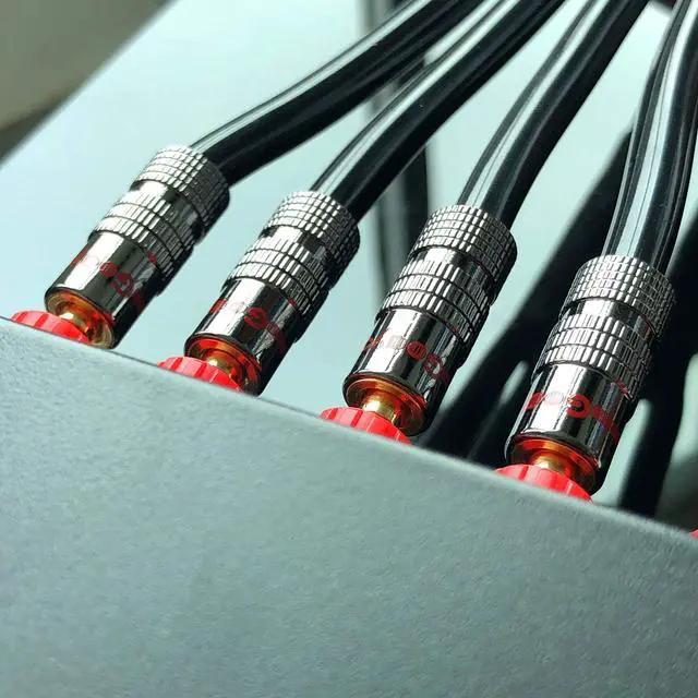 Alt view image 7 of 7 - Banana Plugs for Speaker Wire - 24K Gold Plated Banana Adapter Connector(6 Pairs/12 pcs)