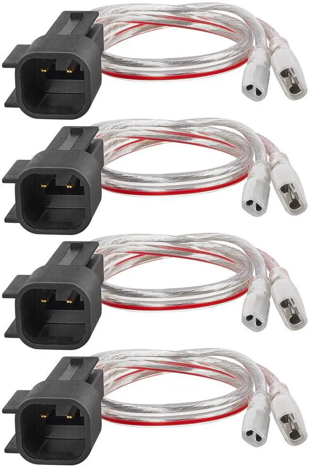 Main image of Car Speaker Wiring Harness Connector Compatible with 2015-2022 GMC Sierra Chevrolet Silverado Buick Enclave Cadillac Escalade Mount Aftermarket Front Rear Door Speaker Wire Cable Plug 2 Pair