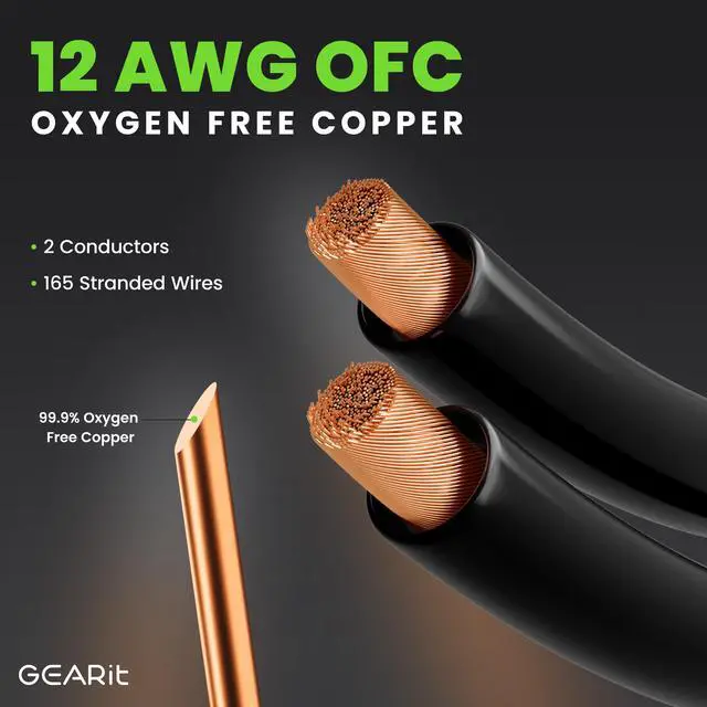 Alt view image 3 of 7 - Speaker Cable with Banana Plugs 3 ft 12 Gauge,OFC Speaker Wire CL2 Rated with Gold-Plated Tips,Braided Speaker Cables for Audiophiles,Hi-Fi Systems,Home Theater,Amplifiers & Speakers(Black)