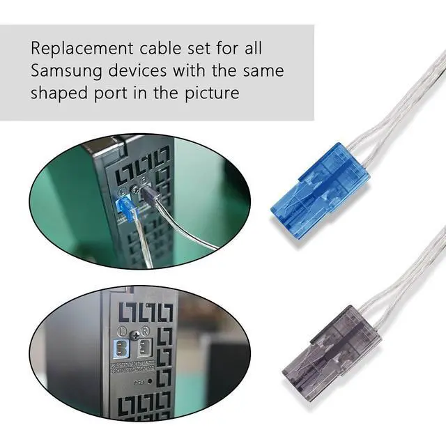 Alt view image 4 of 5 - AH81-02137A A/S Rear Speaker Wires for Samsung Surround Sound SWA-9200S SWA-3000 SWA-4000 SWA-5000 SWA-6000 SWA-7000 SWA-7000S SWA-8000S SWA-9000S SWA-9100S
