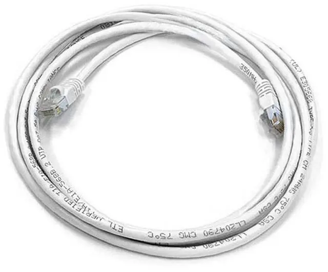 Main image of 7FT 24AWG Cat6 550MHz UTP Ethernet Bare Copper Network Cable - White