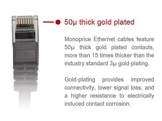 Alt view image 3 of 3 - Cat6 14ft Red Crossover Patch Cable UTP 24AWG 550MHz Pure Bare Copper Snagless RJ45 Fullboot Series Ethernet Cable