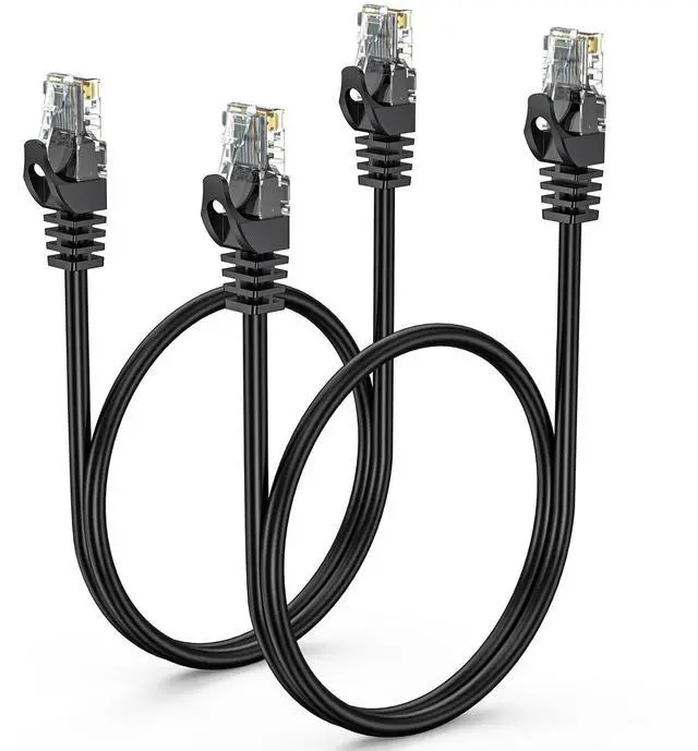 Main image of Short Cat 6 Ethernet Cable 2FT 2-Pack, Cat6 Patch Cable 2 Foot