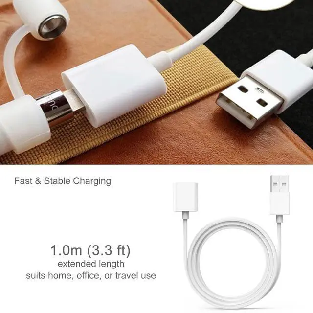 Alt view image 5 of 5 - (2 Pack 3.3Ft) Designed for Pencil 1st Gen! iPencil Charging Adapter 20 Mins Full Charge for iPhone 1 Pen Gen, No Need to Transfer, Plug and Charge, let the Creation uninterrupted!