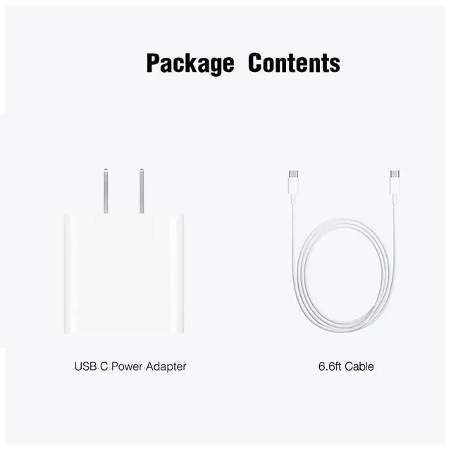 Alt view image 7 of 7 - 6ft iPhone 17/17E/16E/16/15 Charger, 20W USB C Fast Charger Cord for iPhone 17Air,15 16 17 Pro Max,15/16 Plus, USB c to USB c Woven Cable for AirPods 4,AirPods Pro 2nd/3rd Gen, Max 2 Charging Block