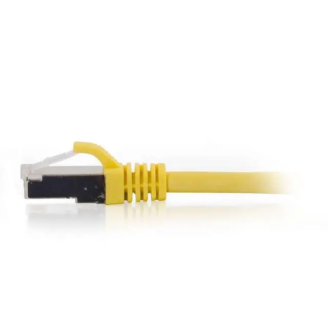 Alt view image 3 of 4 - Legrand Cat6 Ethernet Cable, Snagless Shielded Cat6a Patch Cable, Yellow Network Patch Cable, 3 Foot Snagless STP Ethernet Cable, 1 Count, C2G 00861