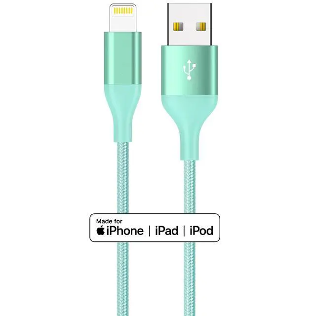Alt view image 5 of 7 - iPhone Charger 4Pack 6 FT Apple MFi Certified Lightning Cable Fast Charging iPhone Charger Cord Colorful Nylon Braided for iPhone 14 13 12 11 Pro Max XR XS X 8 7 6 Plus SE iPad and More