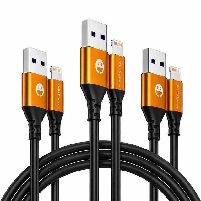 Main image of USB A to Lightning Cable 6ft, 3 Pack iPhone Charger Cord