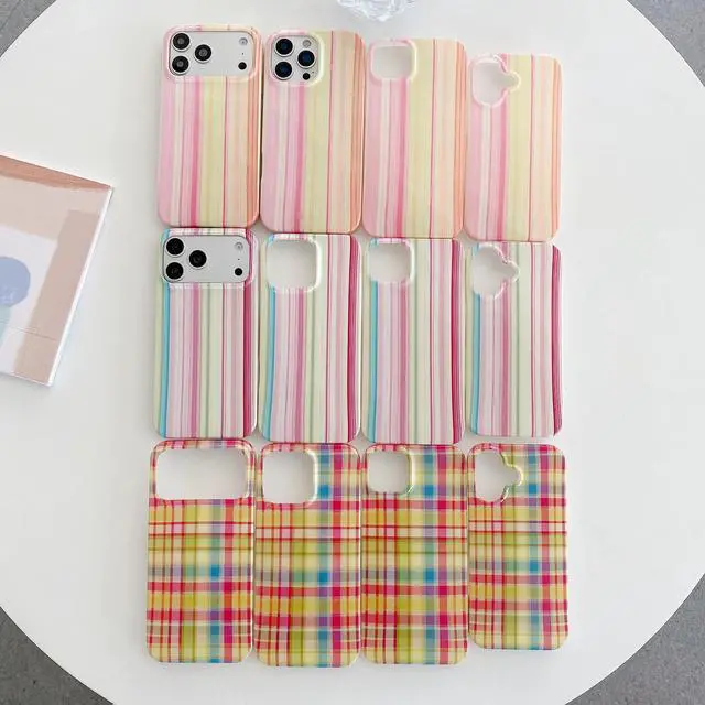 Alt view image 2 of 7 - Colorful Stripe Pattern Phone Protective Case,for iPhone 15 Pro(6.1)
